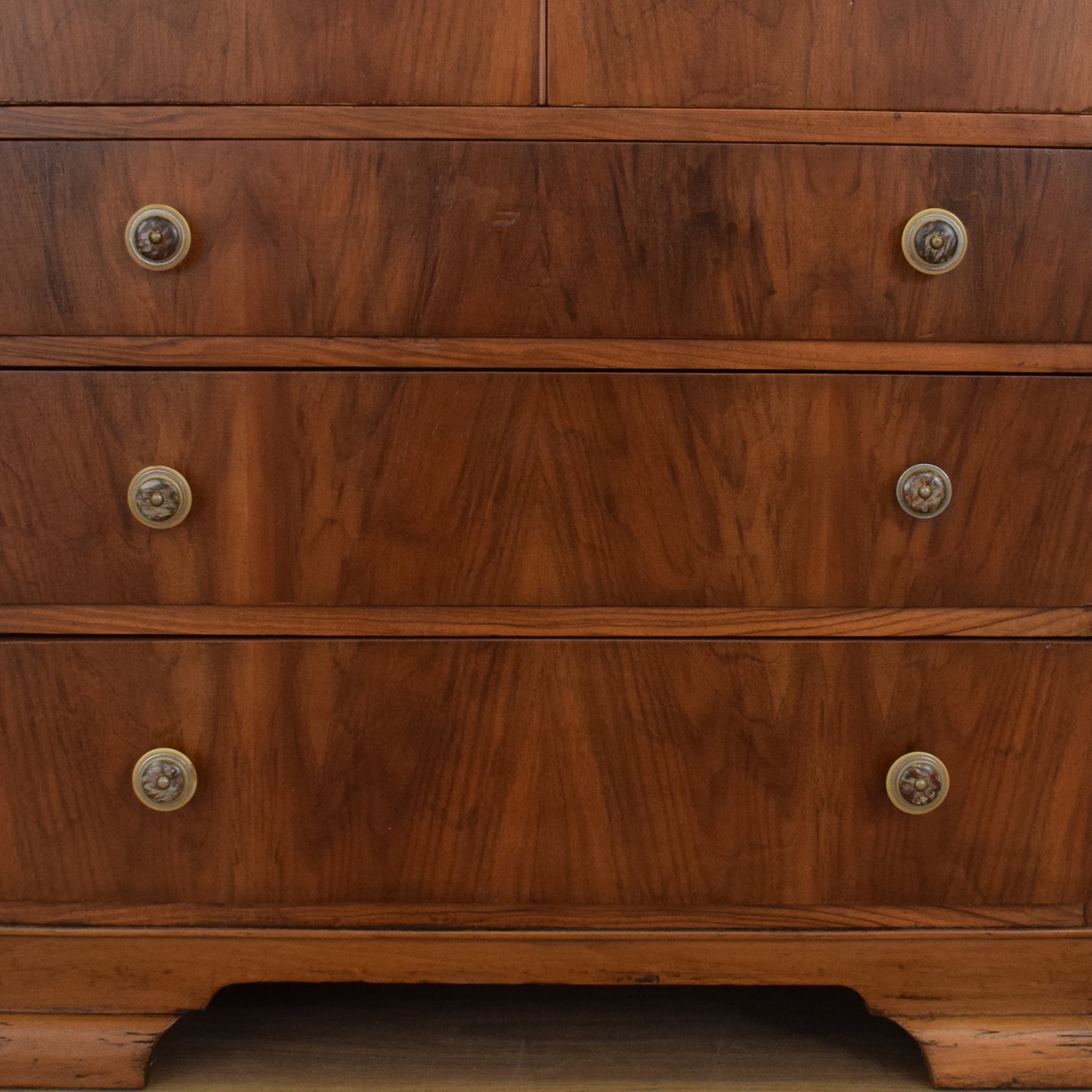 Walnut Veneer Tallboy