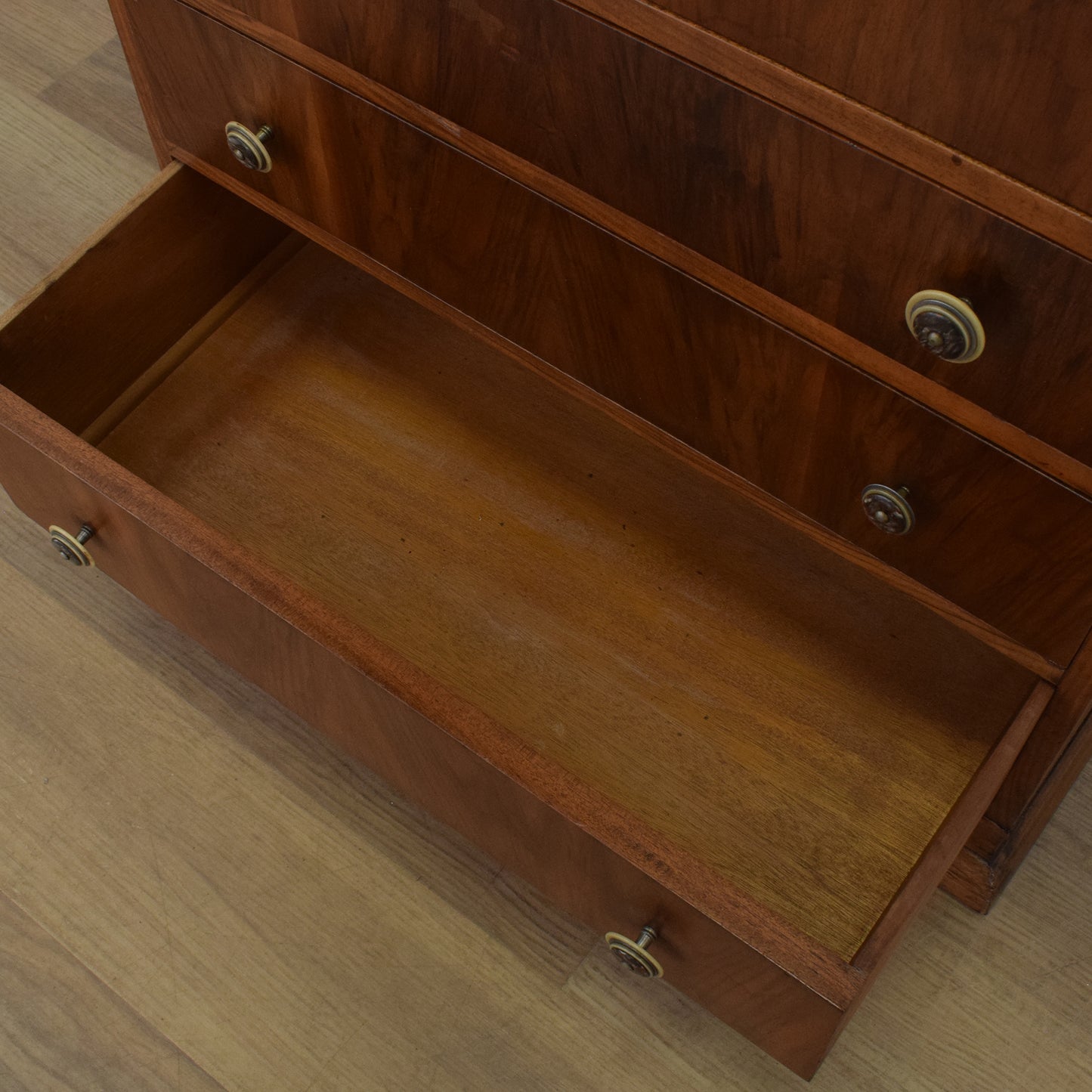 Walnut Veneer Tallboy