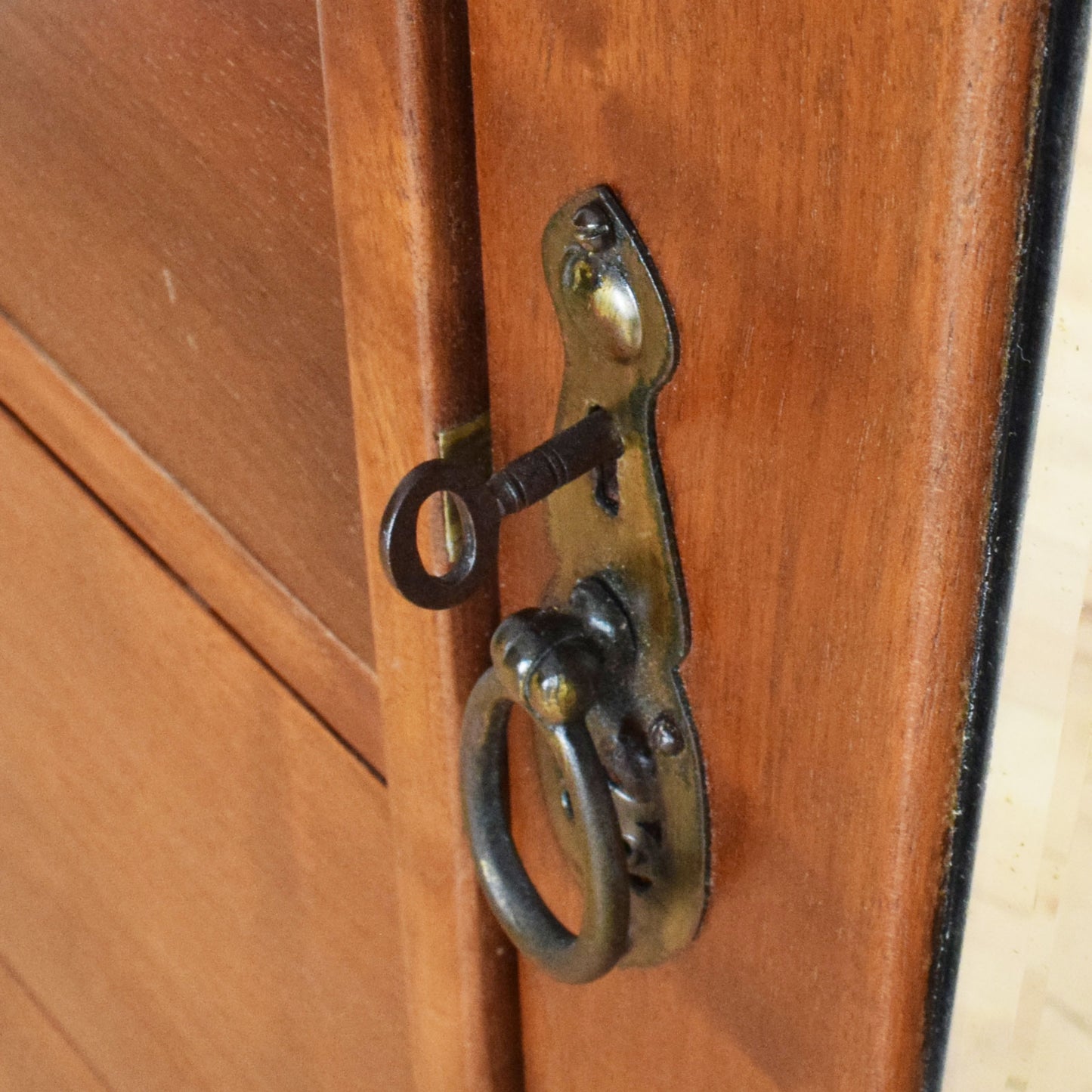 Inlaid Mahogany Wardrobe