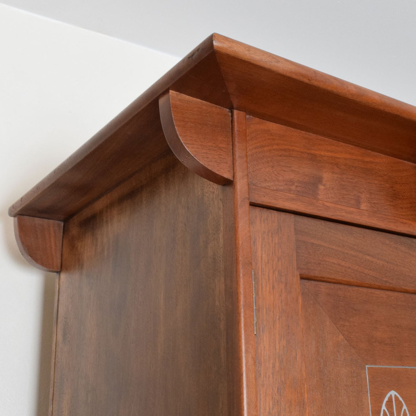 Inlaid Mahogany Wardrobe