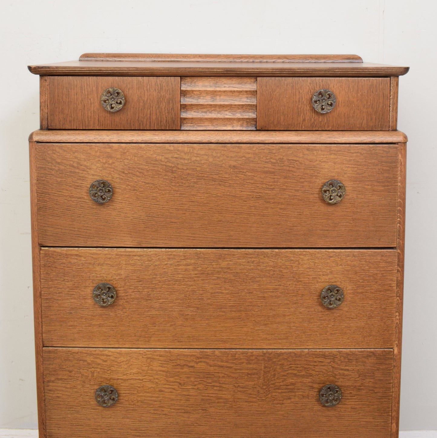 Restored Oak Chest Of Drawers