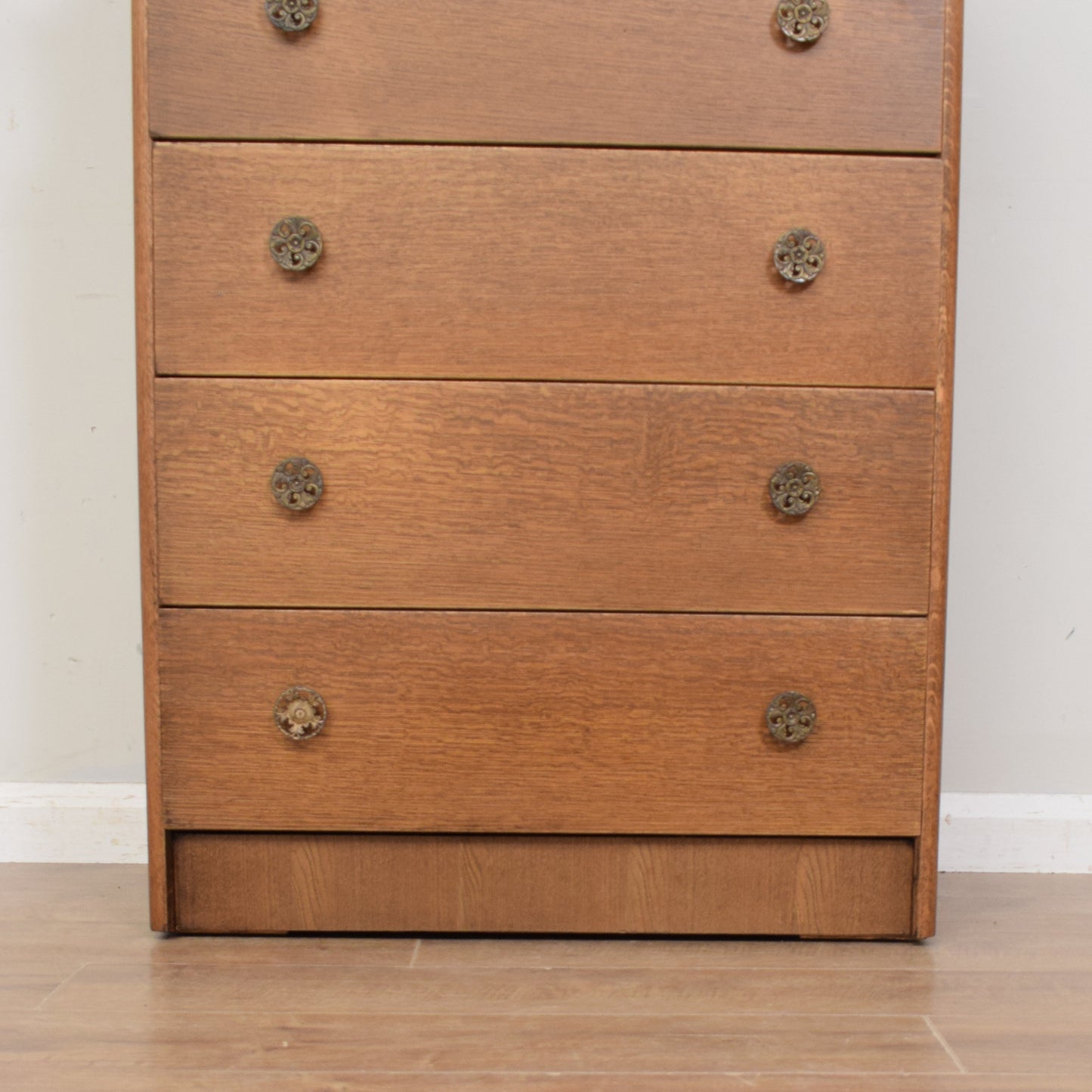 Restored Oak Chest Of Drawers