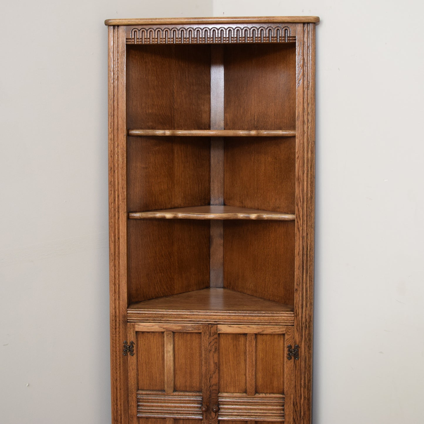 Restored Oak Corner Unit