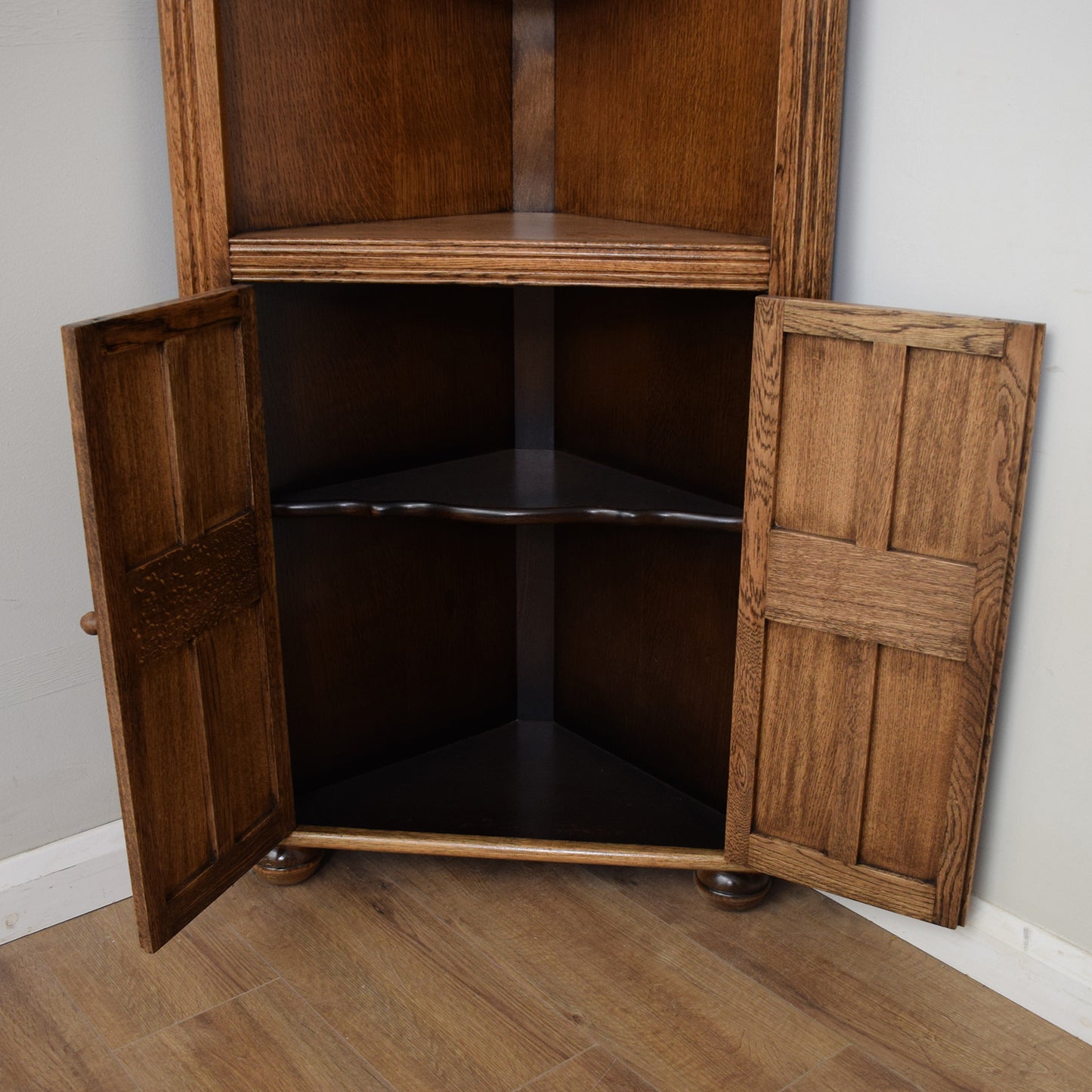 Restored Oak Corner Unit