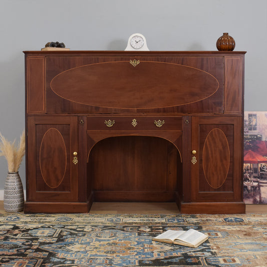 Large Mahogany Secretaire Desk