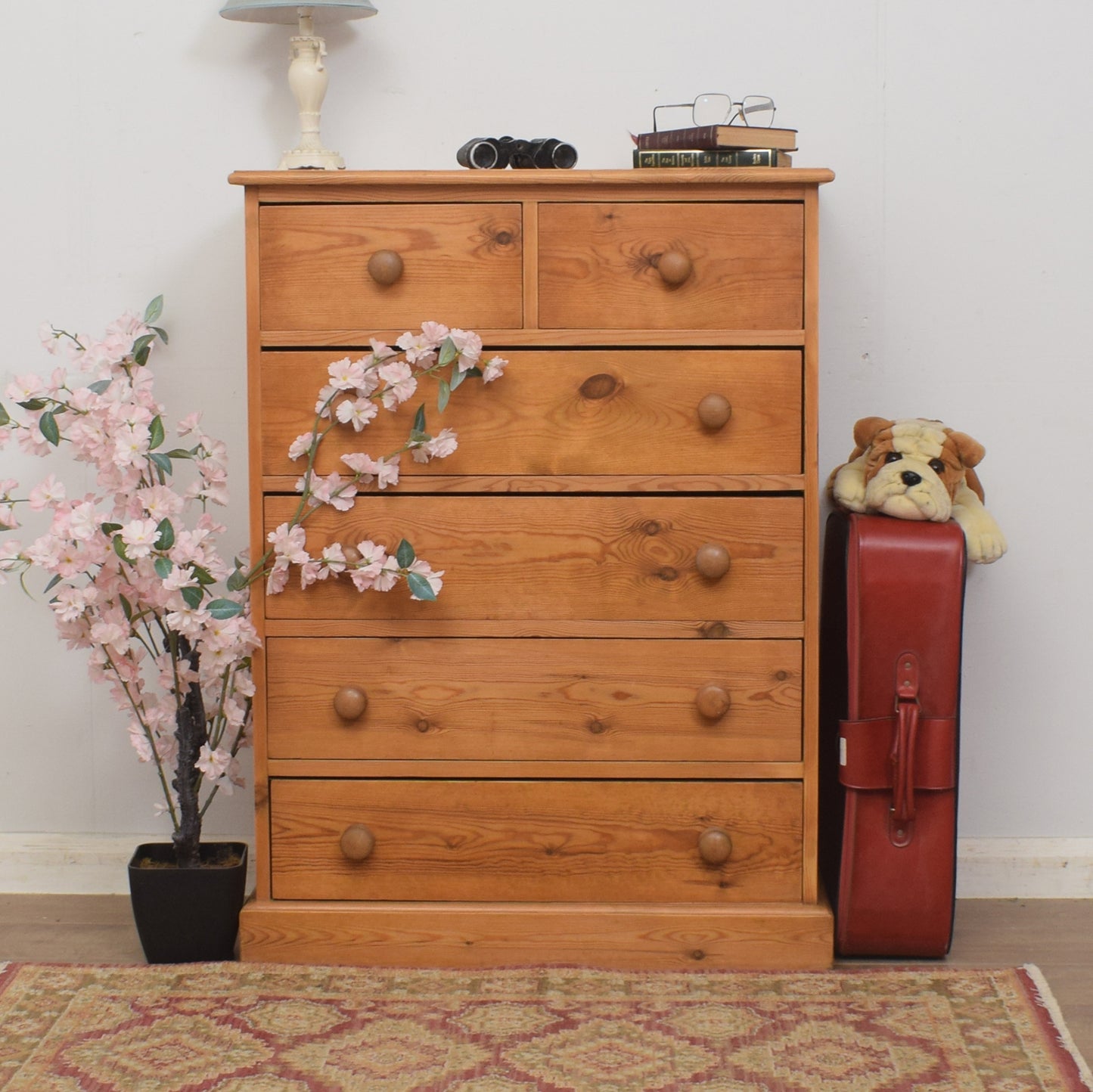 Restored Pine Chest of Drawers