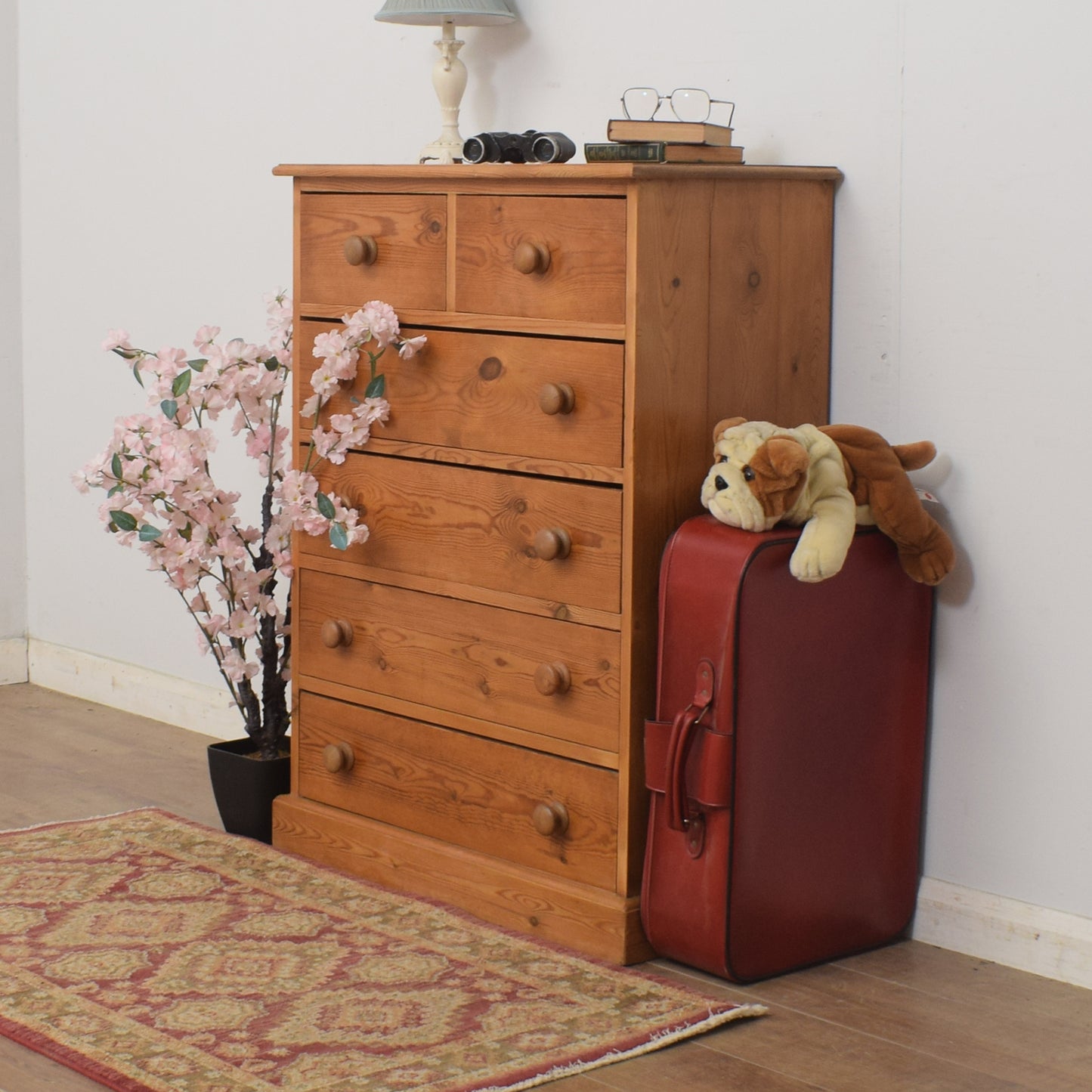 Restored Pine Chest of Drawers