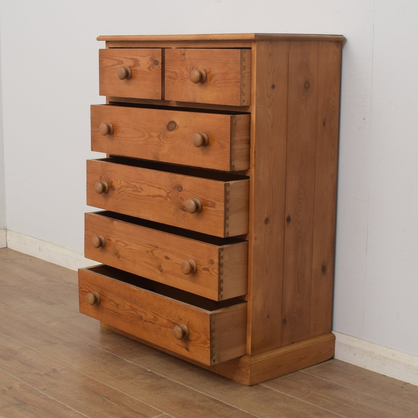 Restored Pine Chest of Drawers