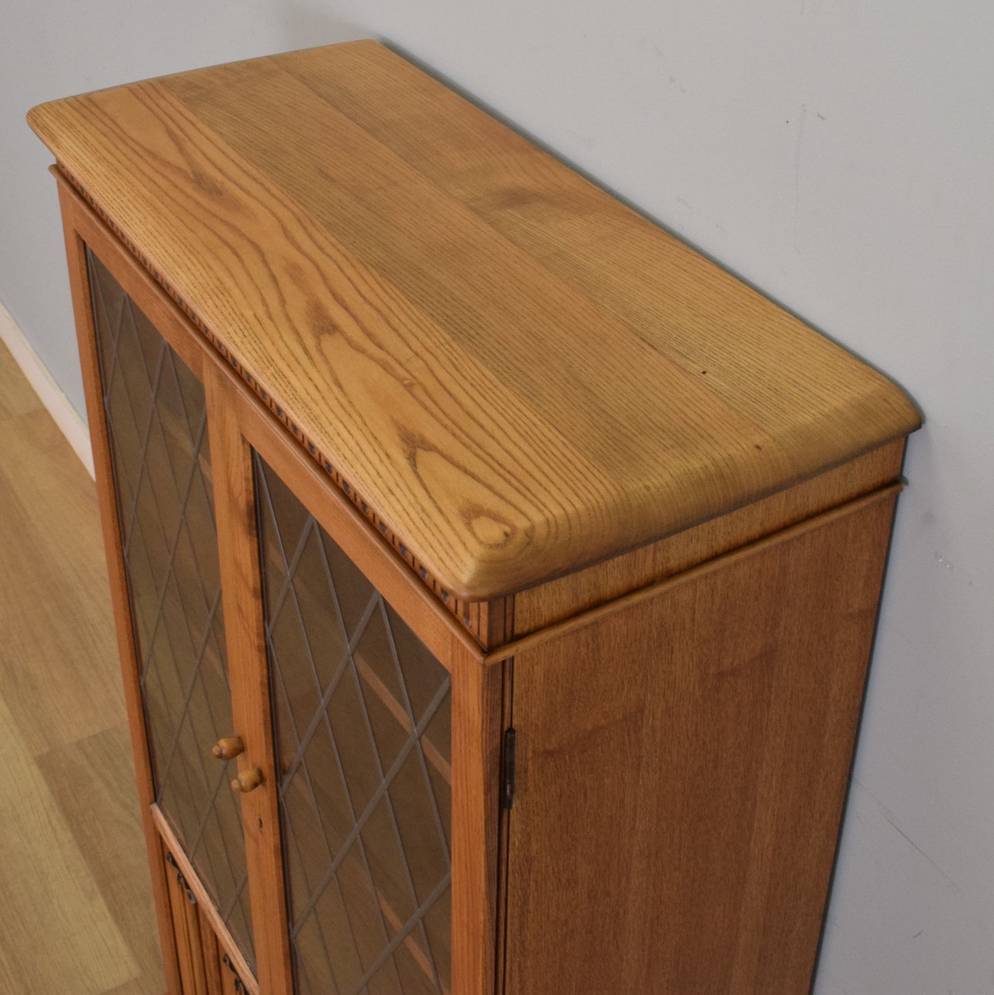 Oak Linenfold Bookcase