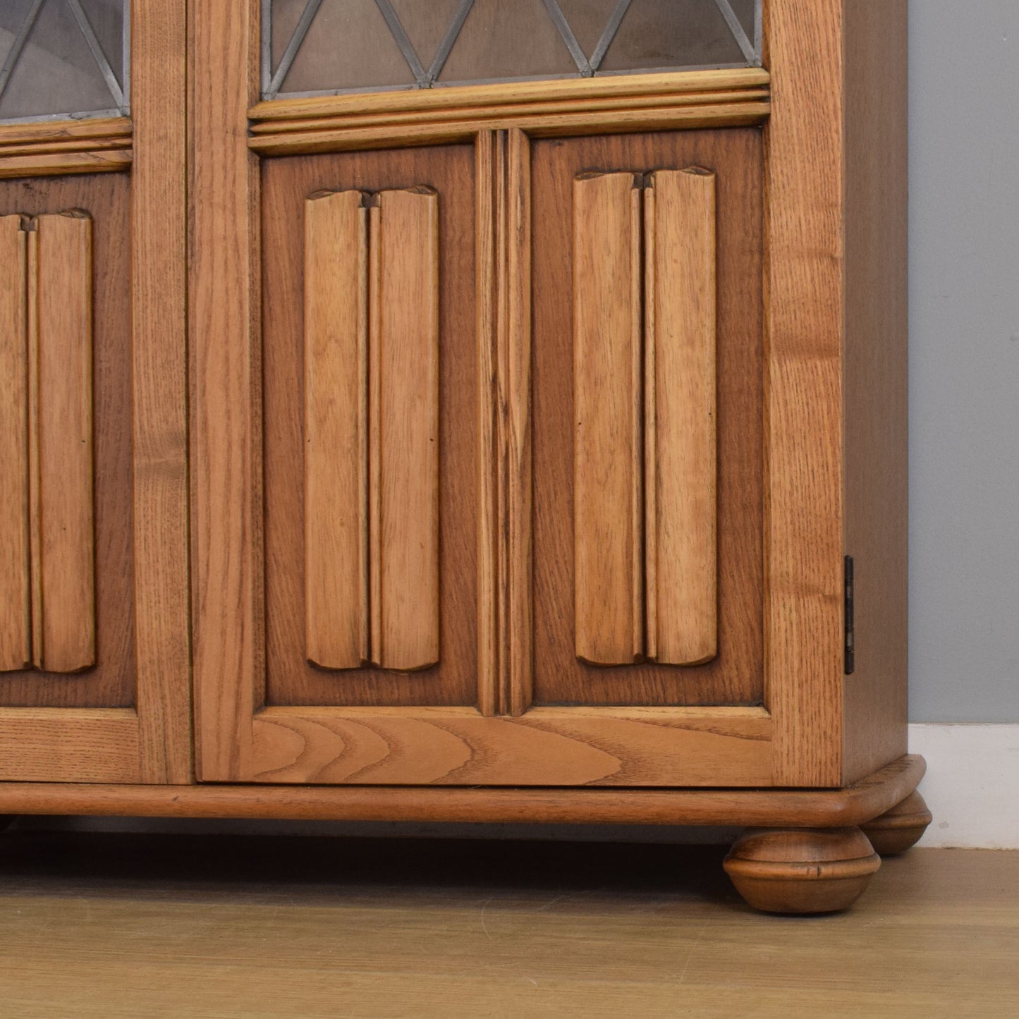 Oak Linenfold Bookcase