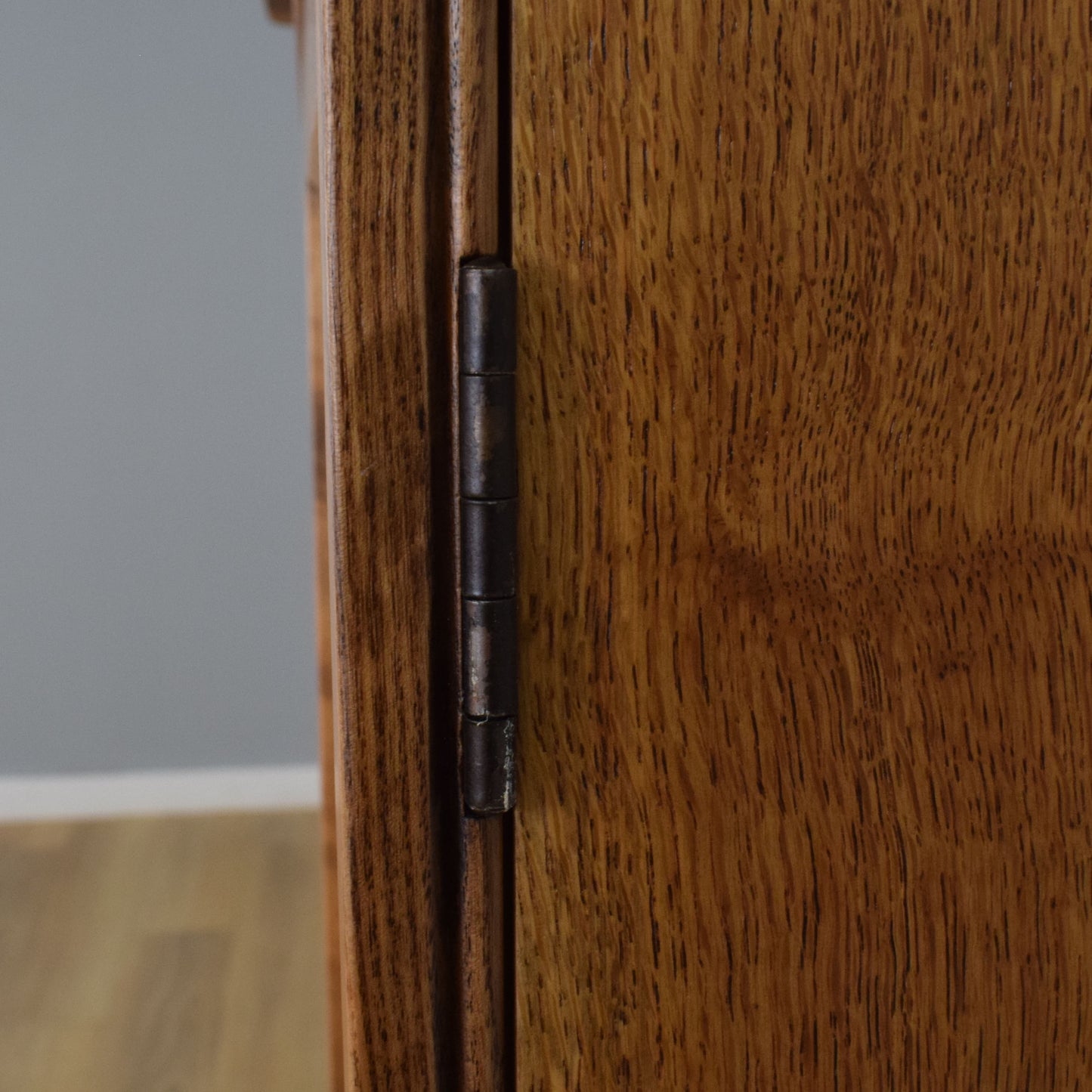 Oak Linenfold Bookcase