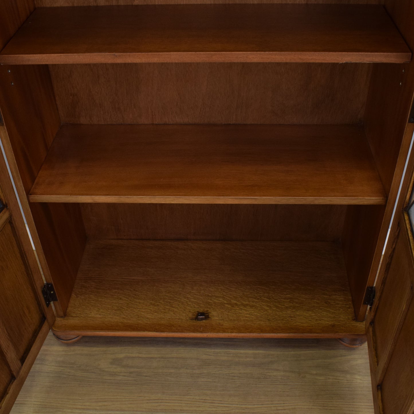 Oak Linenfold Bookcase