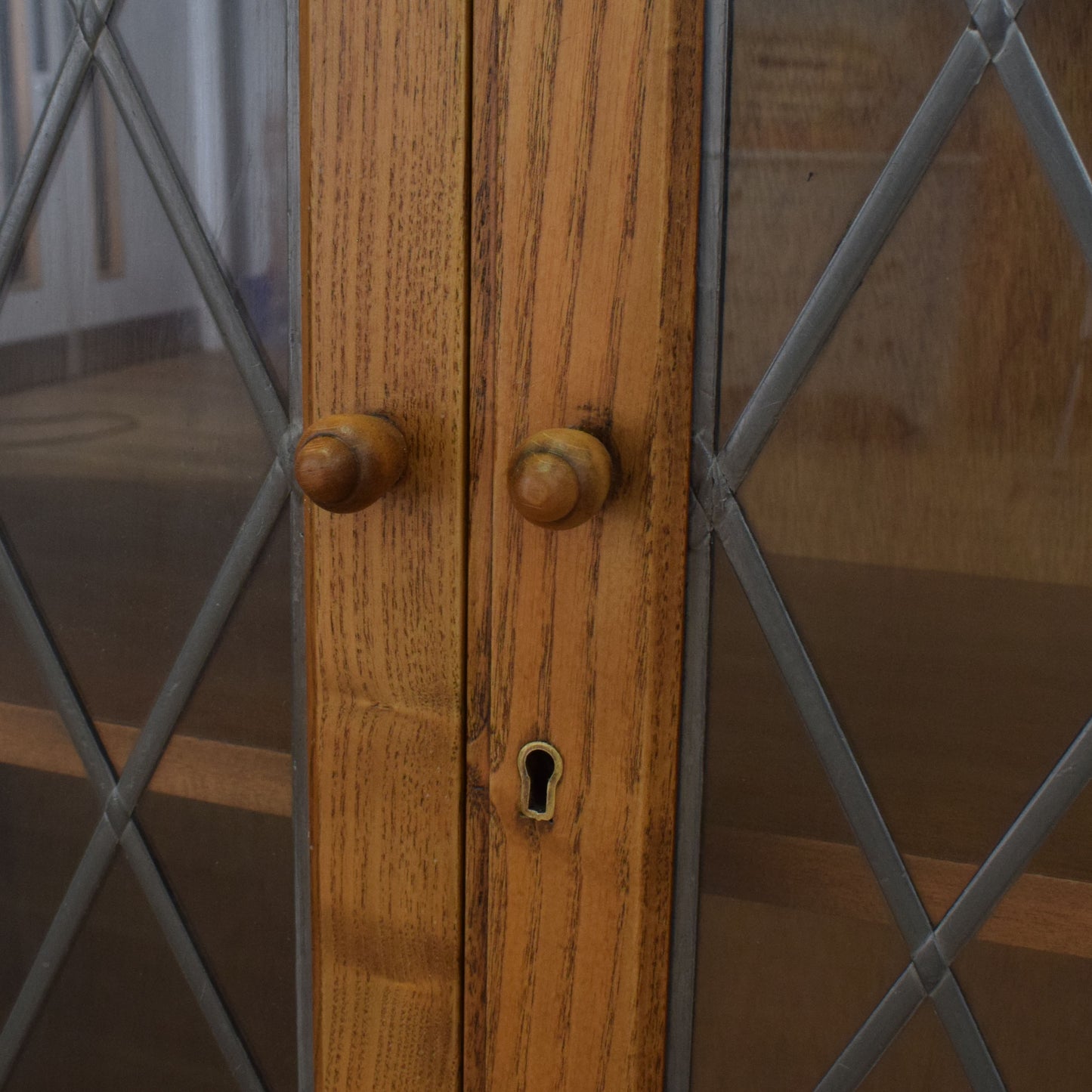 Oak Linenfold Bookcase