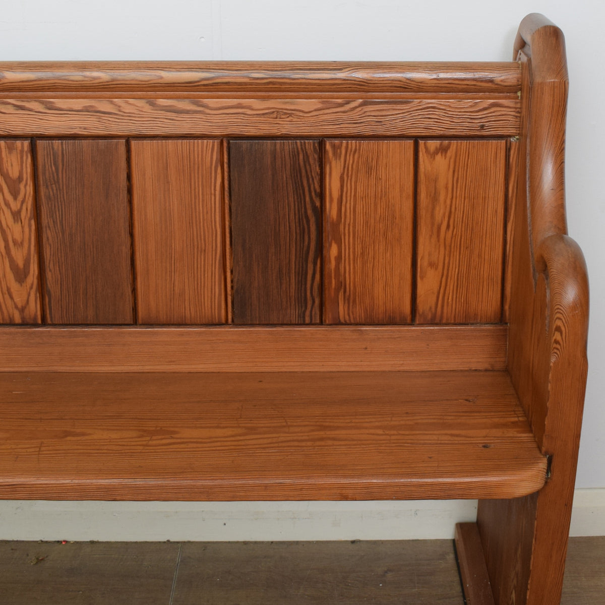 Restored Church Pew
