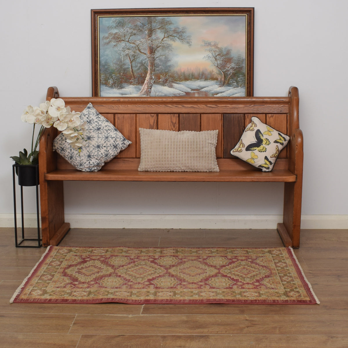 Restored Church Pew