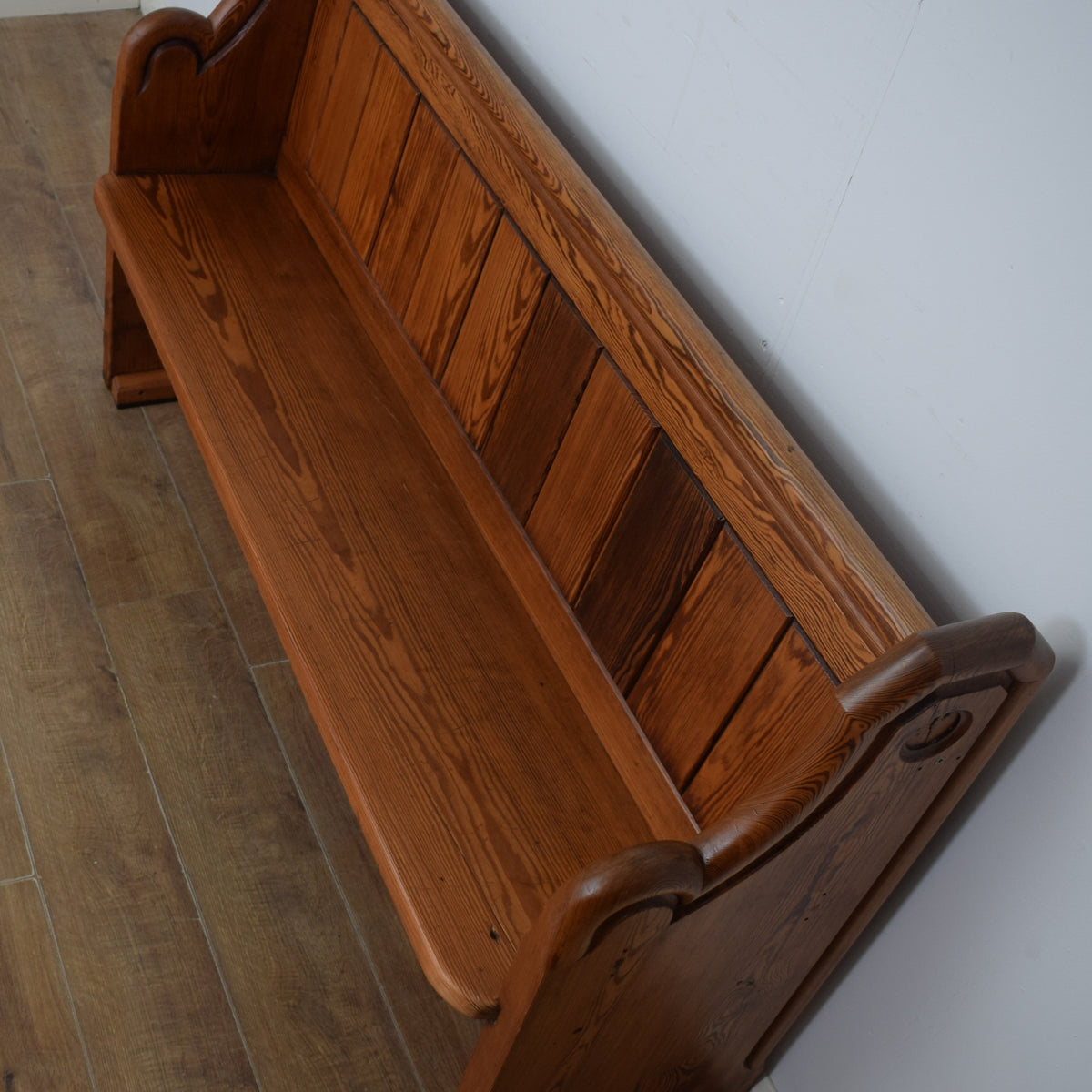 Restored Church Pew