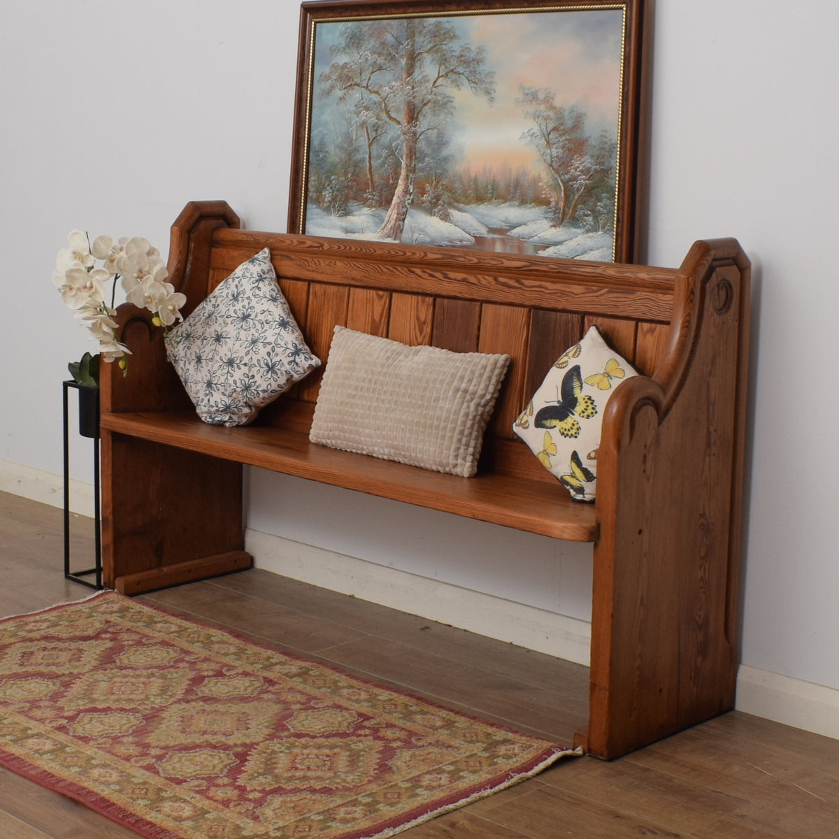 Restored Church Pew