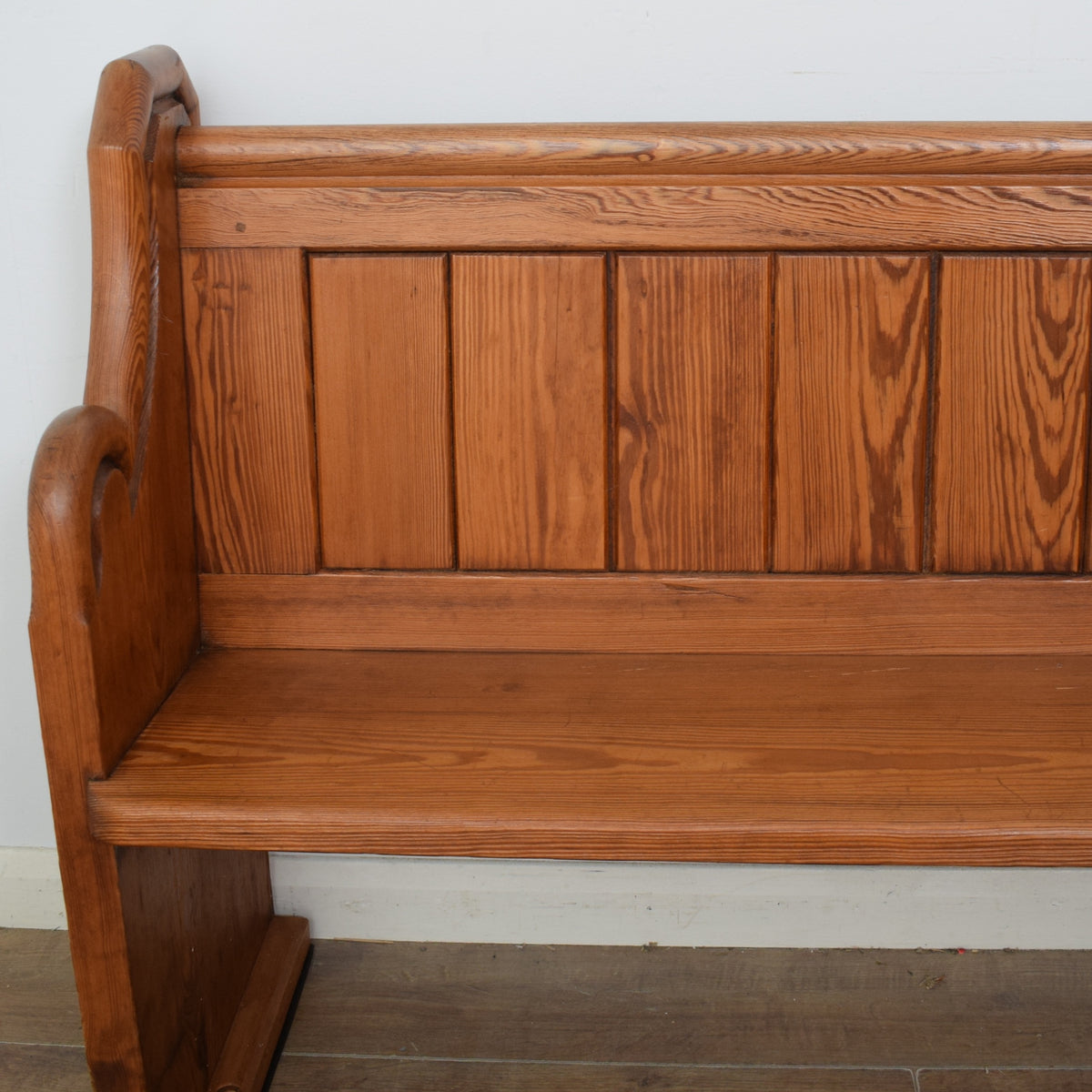 Restored Church Pew