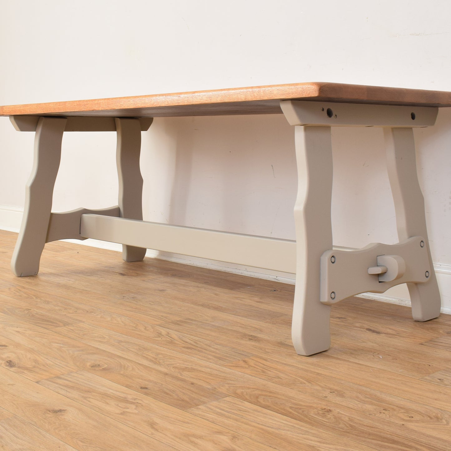 Painted Table And Six Chairs