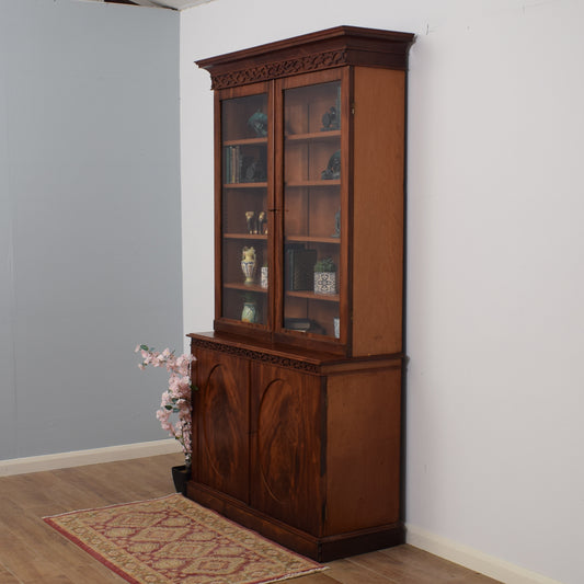 Restored Mahogany Display Dresser
