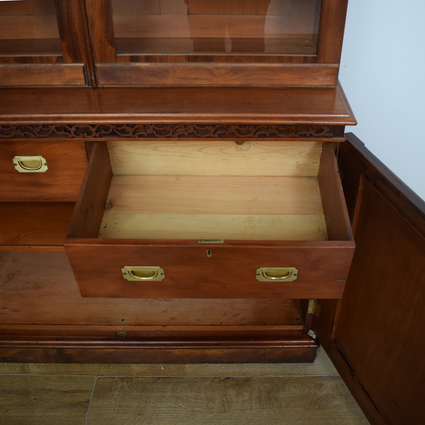 Restored Mahogany Display Dresser