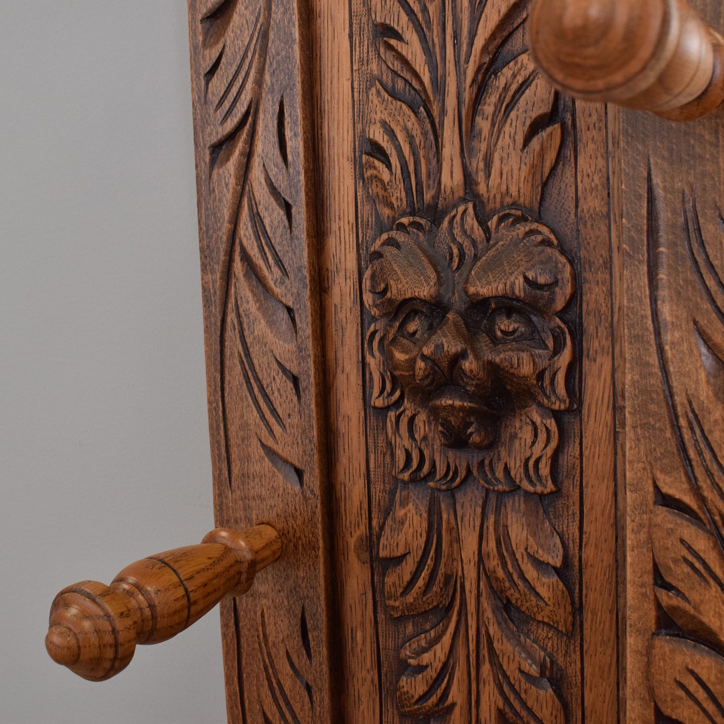 Carved Oak 'Green-Man" Hall Stand