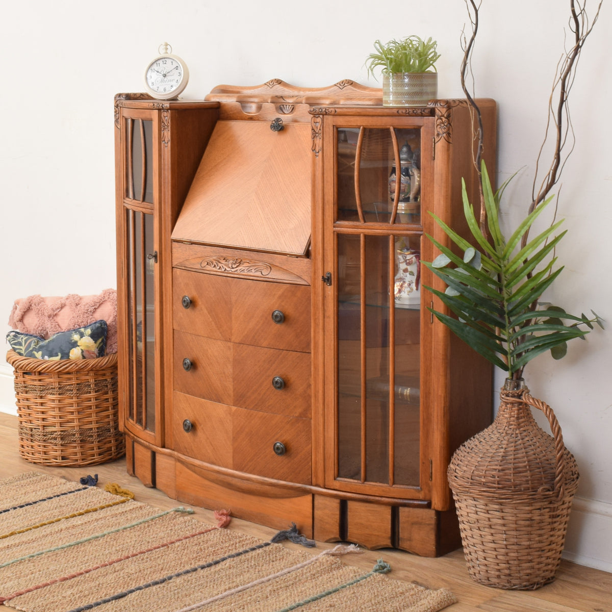 Side By Side Bureau Bookcase