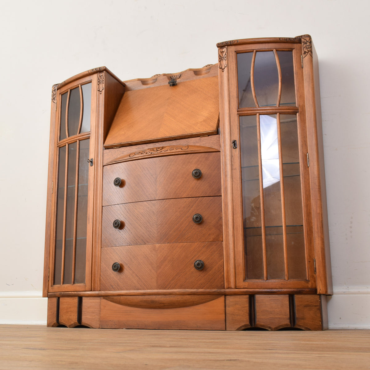 Side By Side Bureau Bookcase