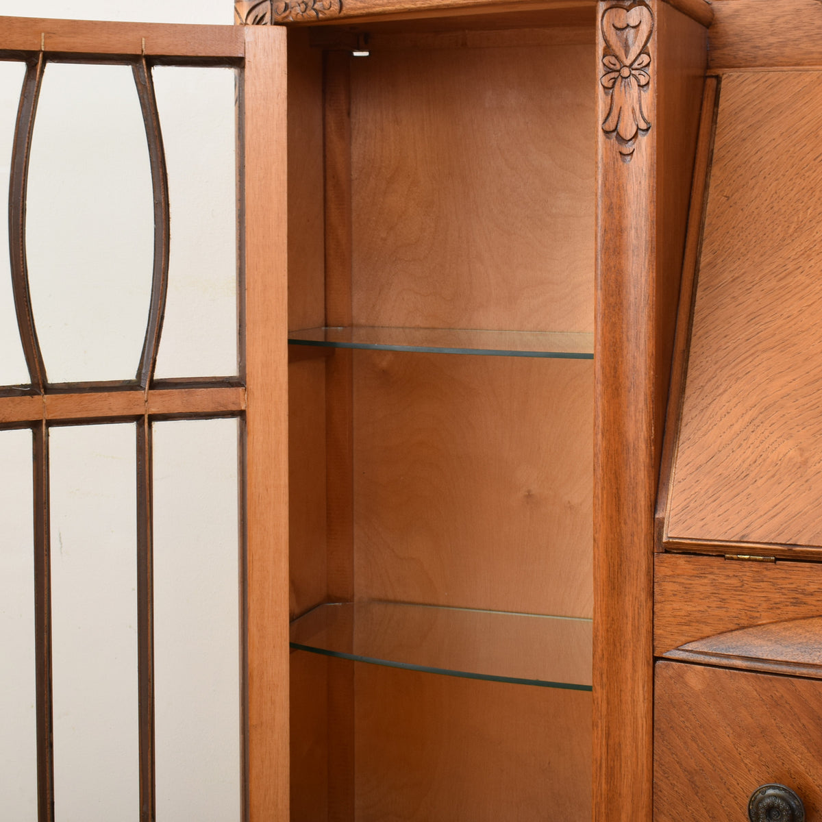 Side By Side Bureau Bookcase