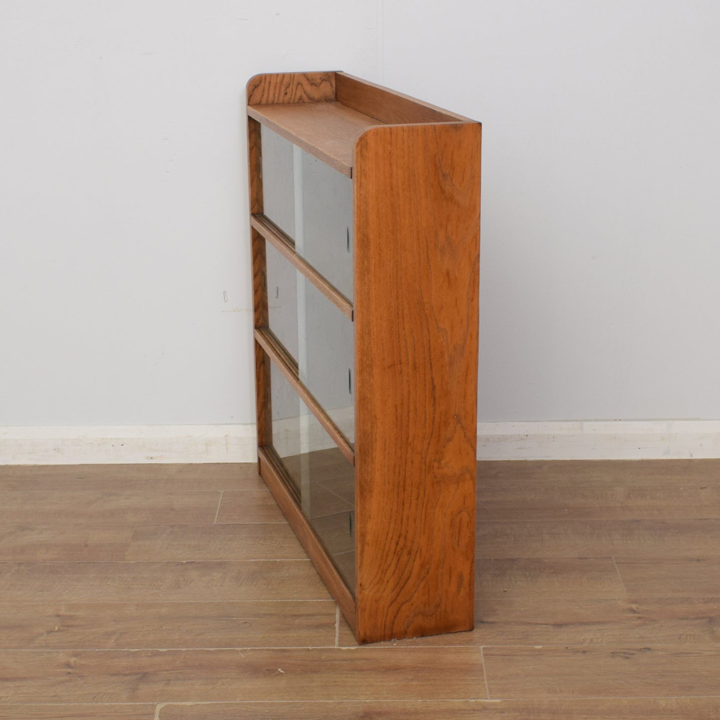 Restored Glazed Oak Bookcase