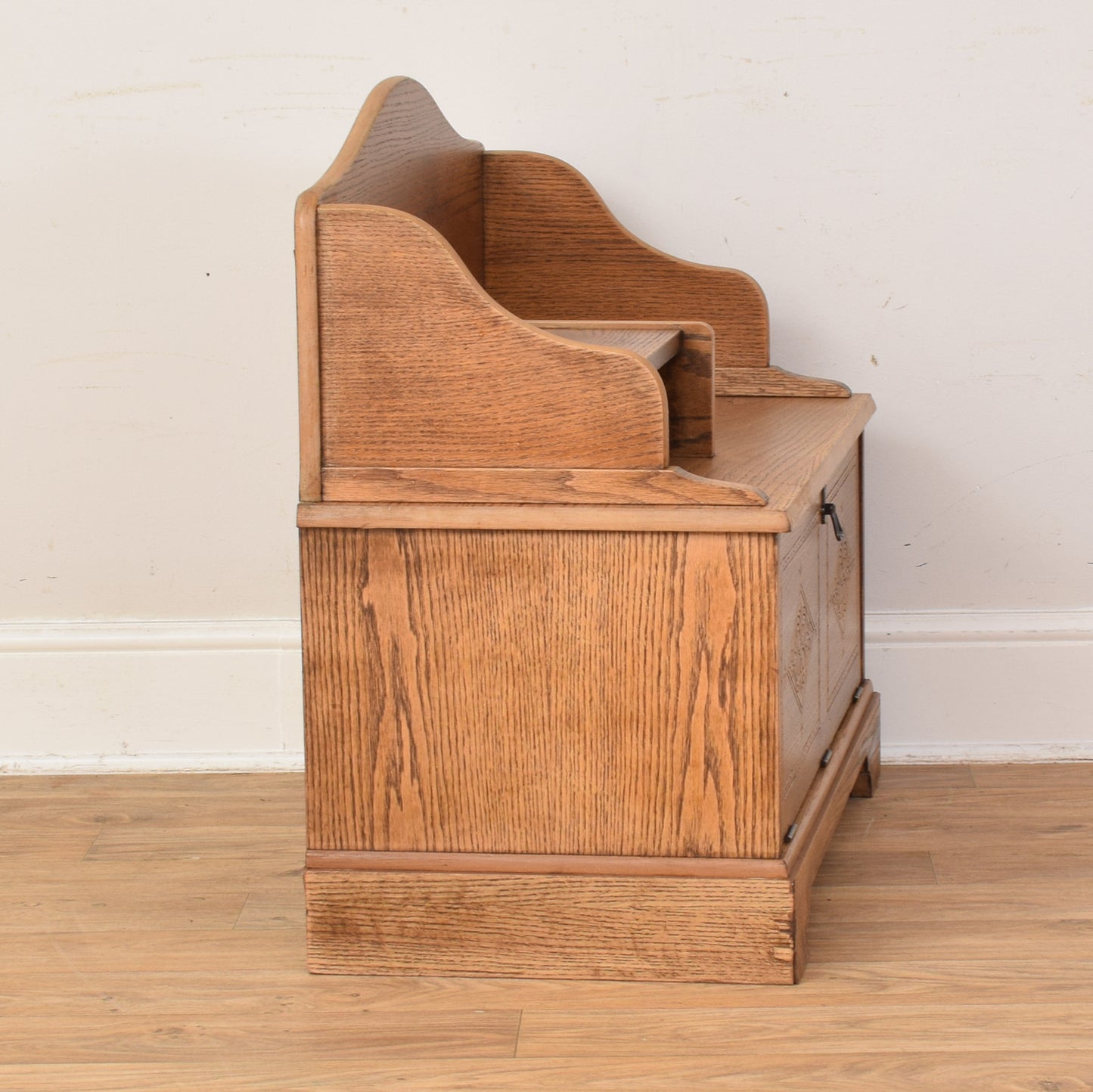 Oak Telephone Seat