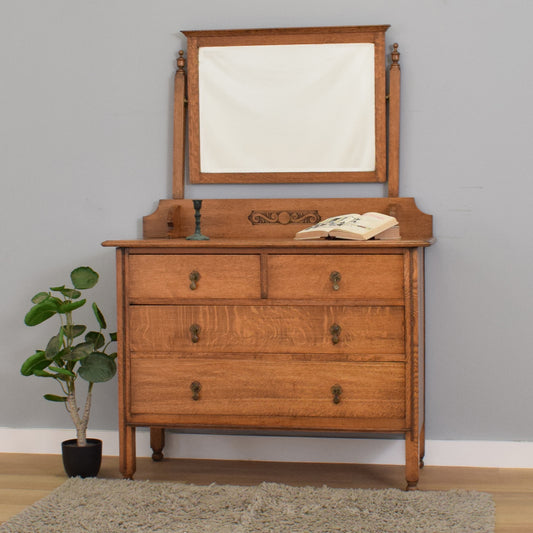 Oak Dressing Table