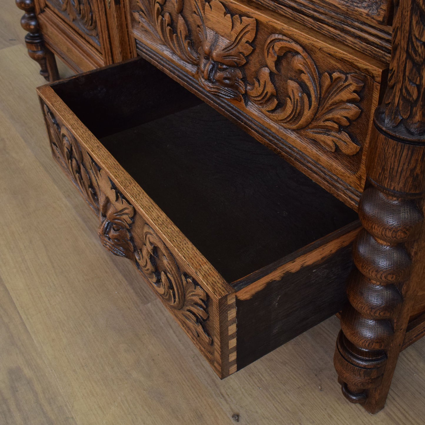Restored Green Man Sideboard