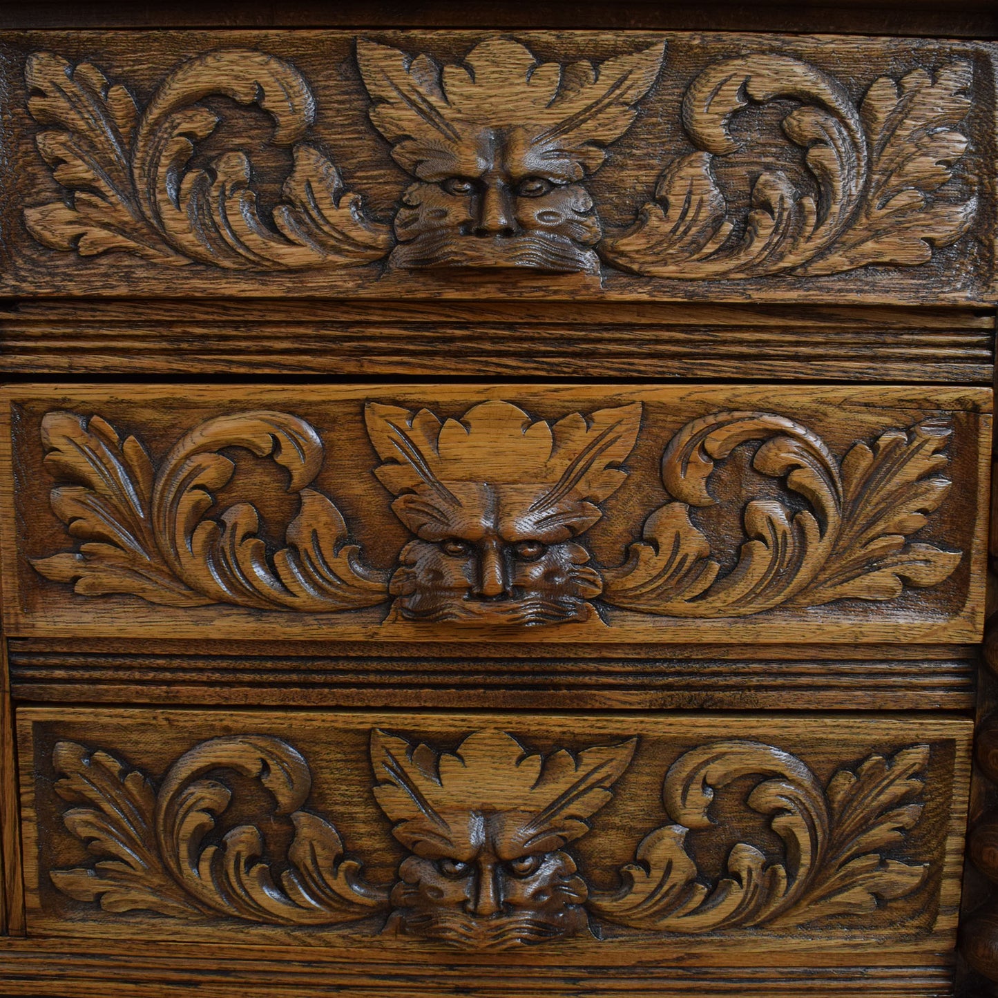 Restored Green Man Sideboard