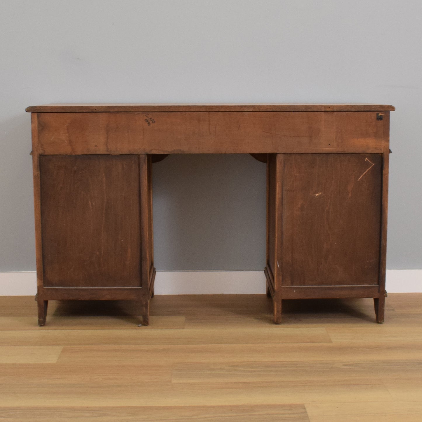 Restored Oak Linenfold Desk