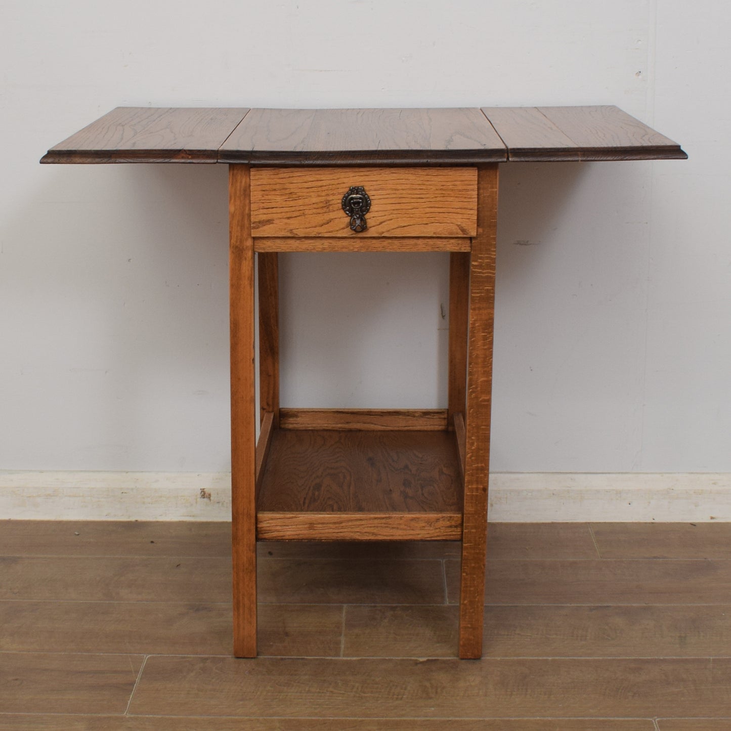 Oak Drop-Leaf Table