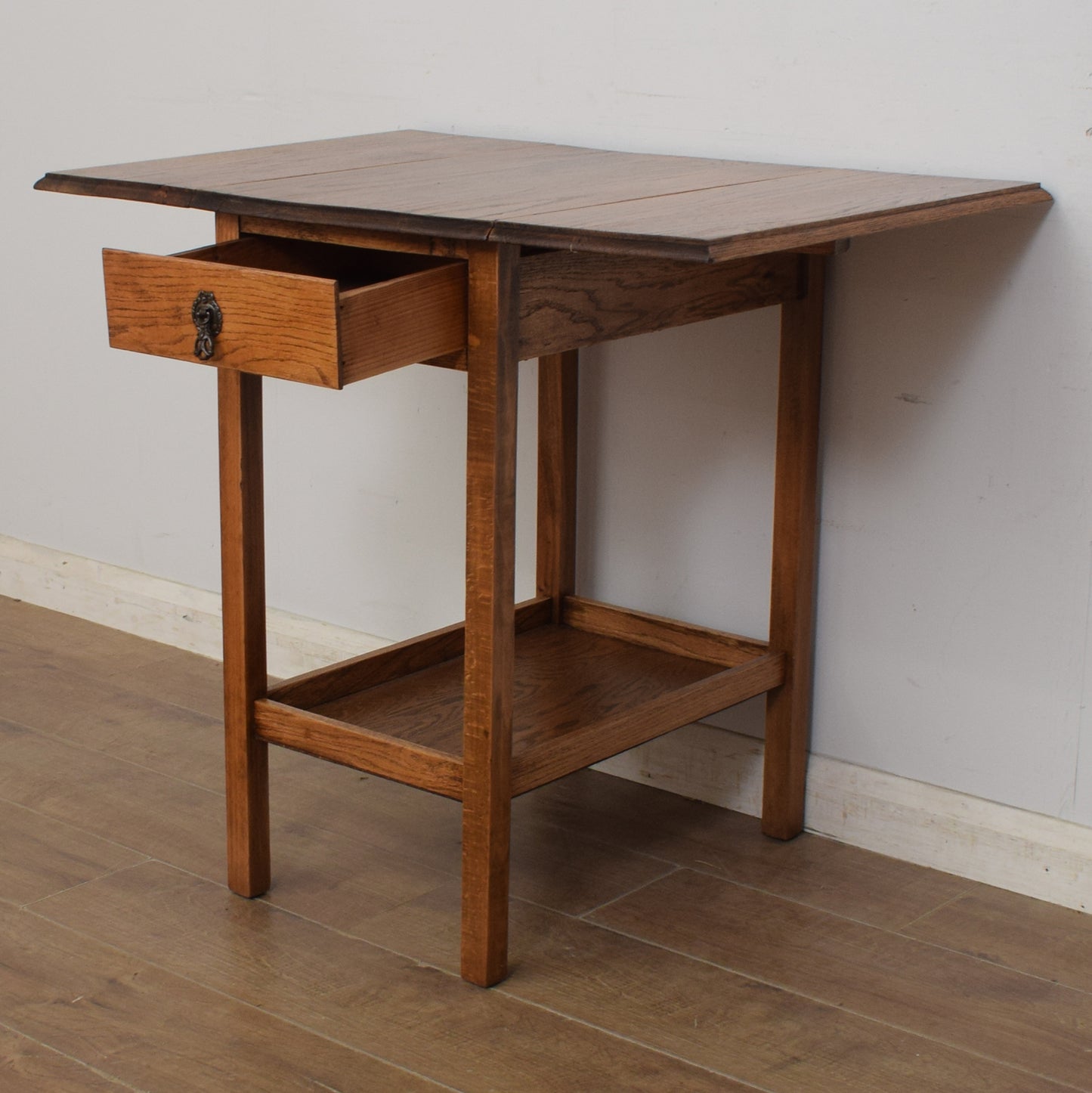 Oak Drop-Leaf Table
