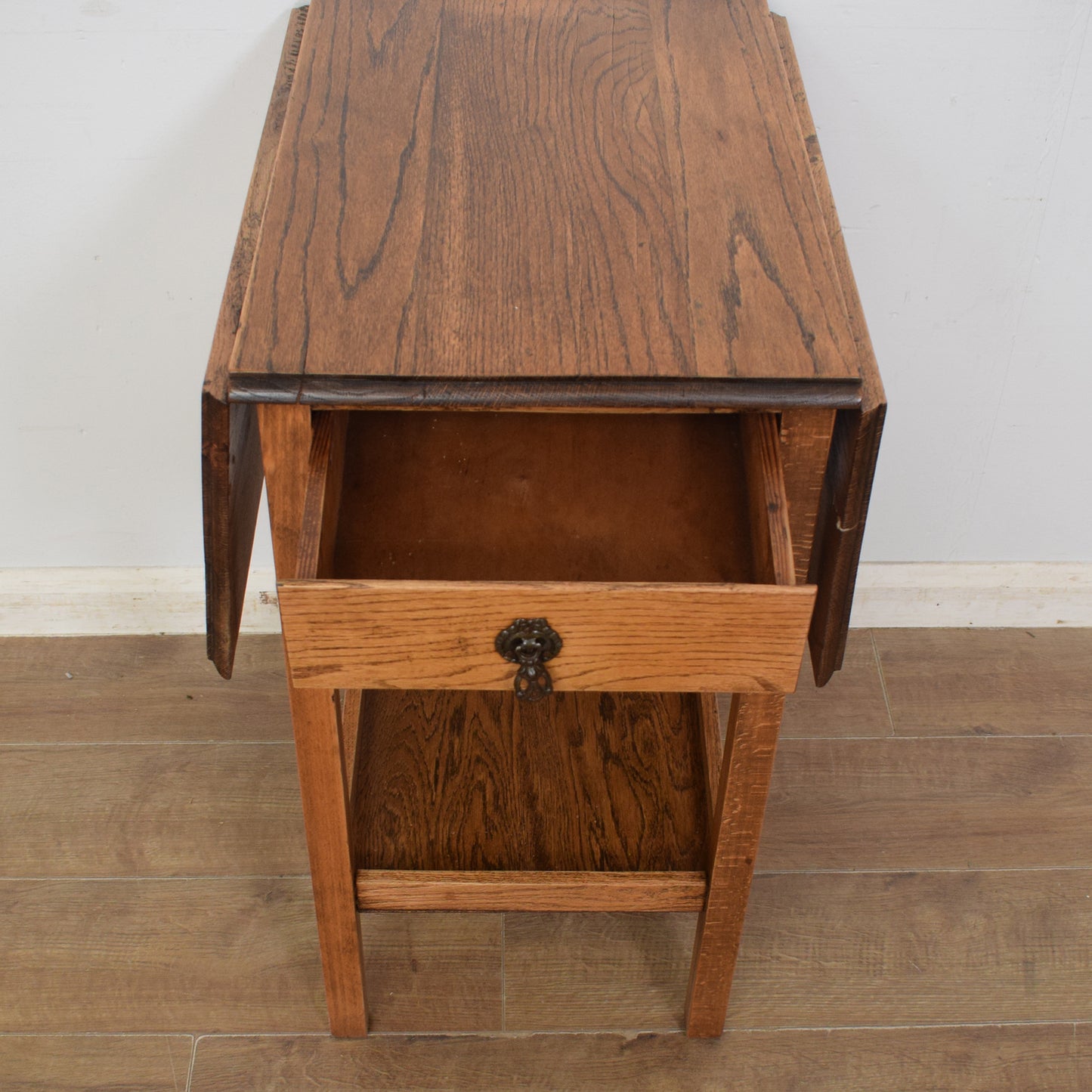 Oak Drop-Leaf Table