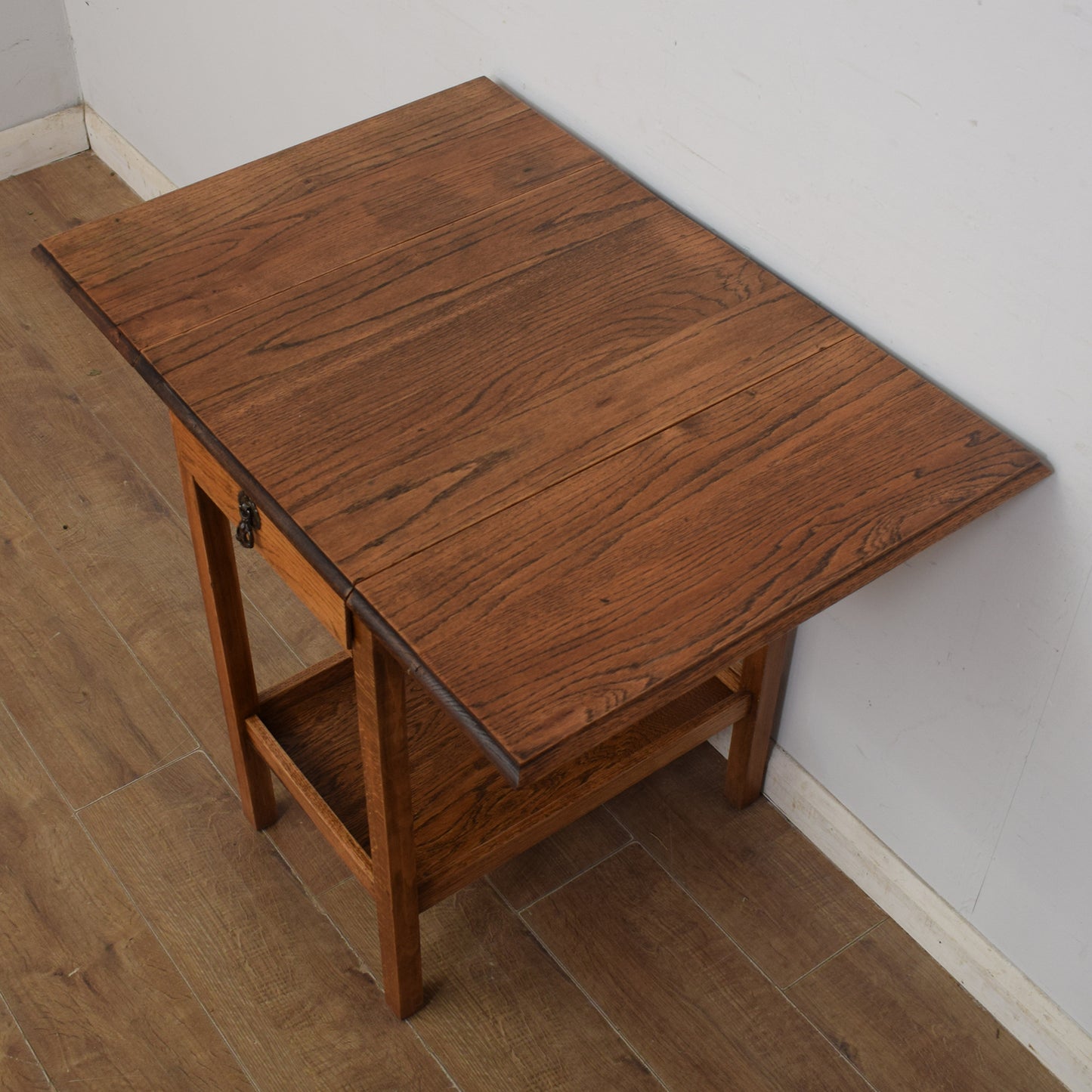 Oak Drop-Leaf Table