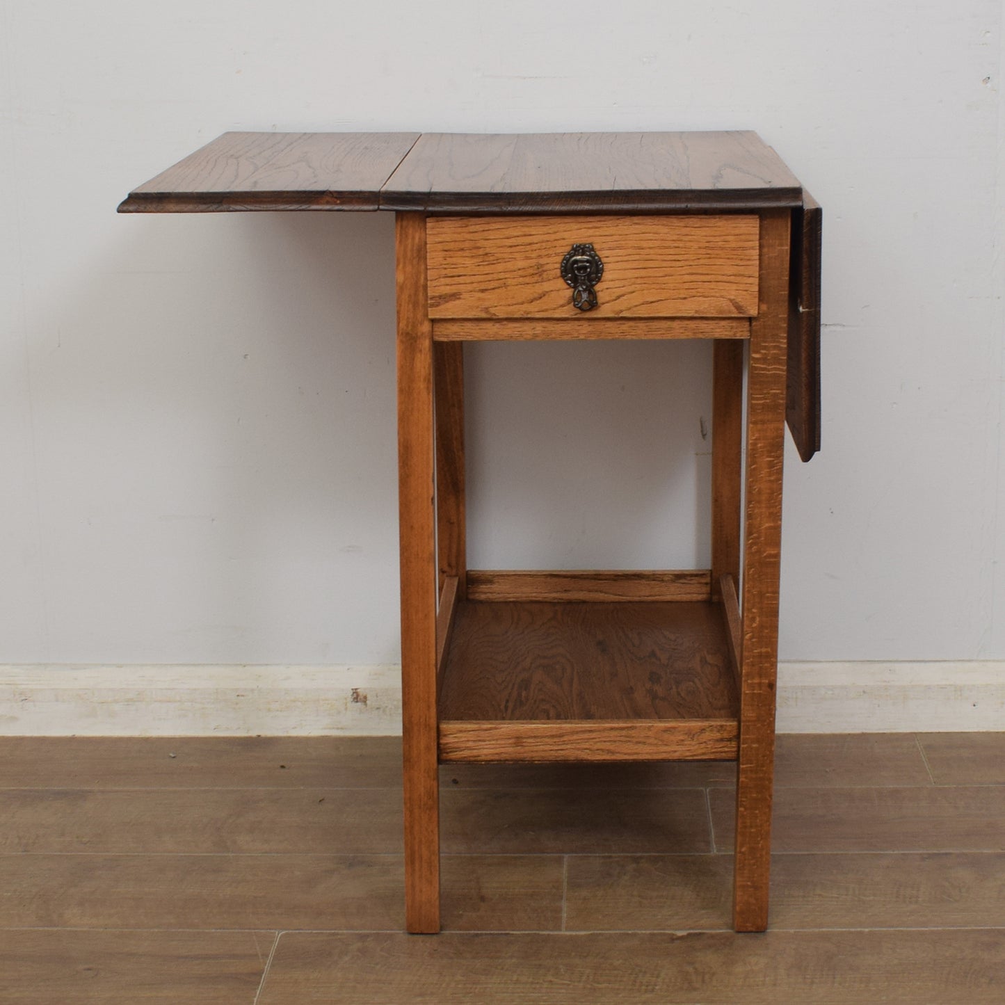 Oak Drop-Leaf Table