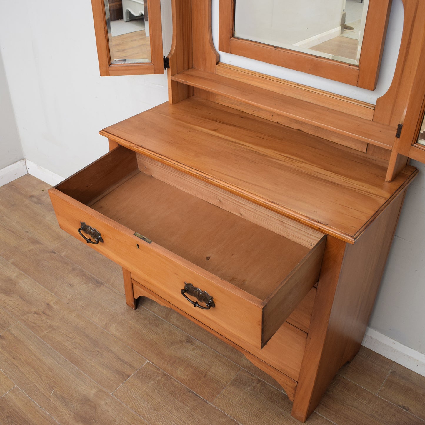 Satin Walnut Dressing Table