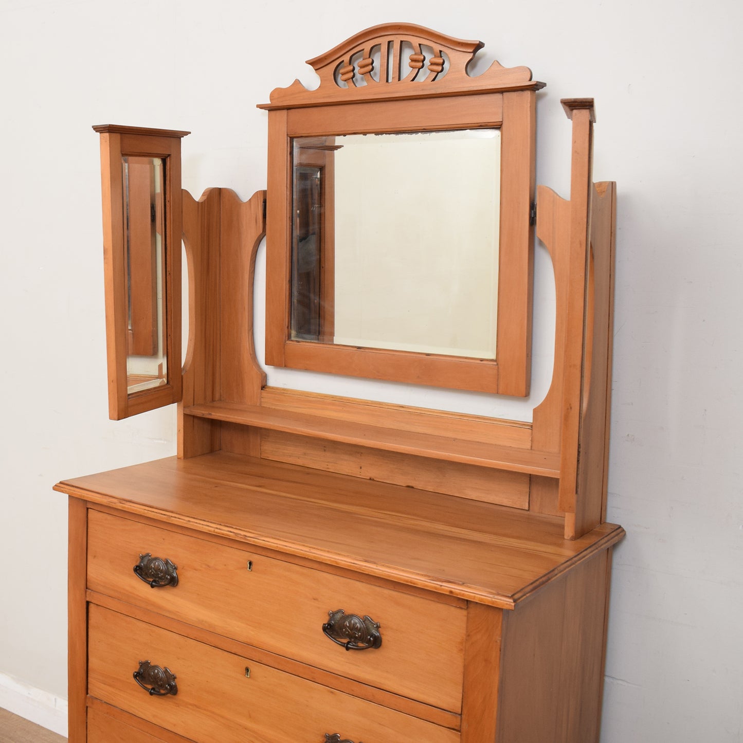 Satin Walnut Dressing Table