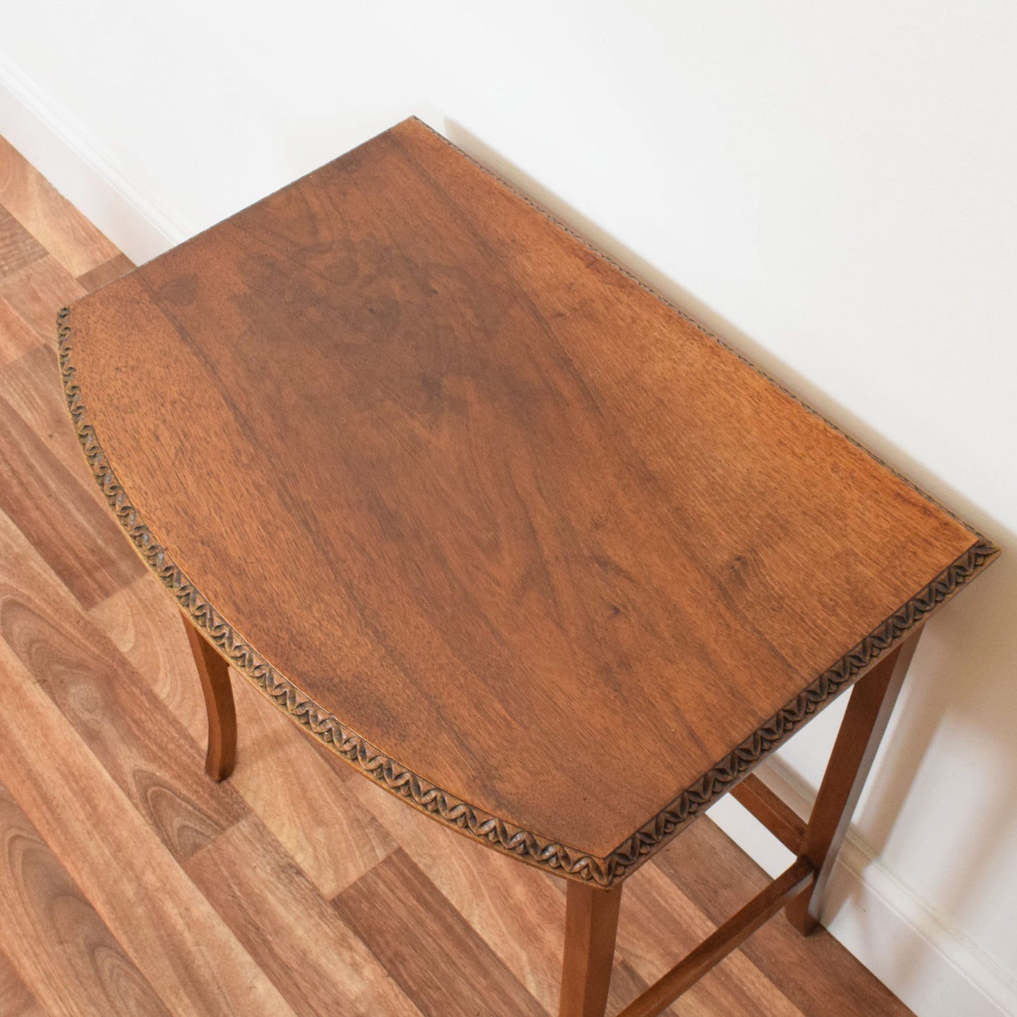 Carved Mahogany Nest of Four Tables