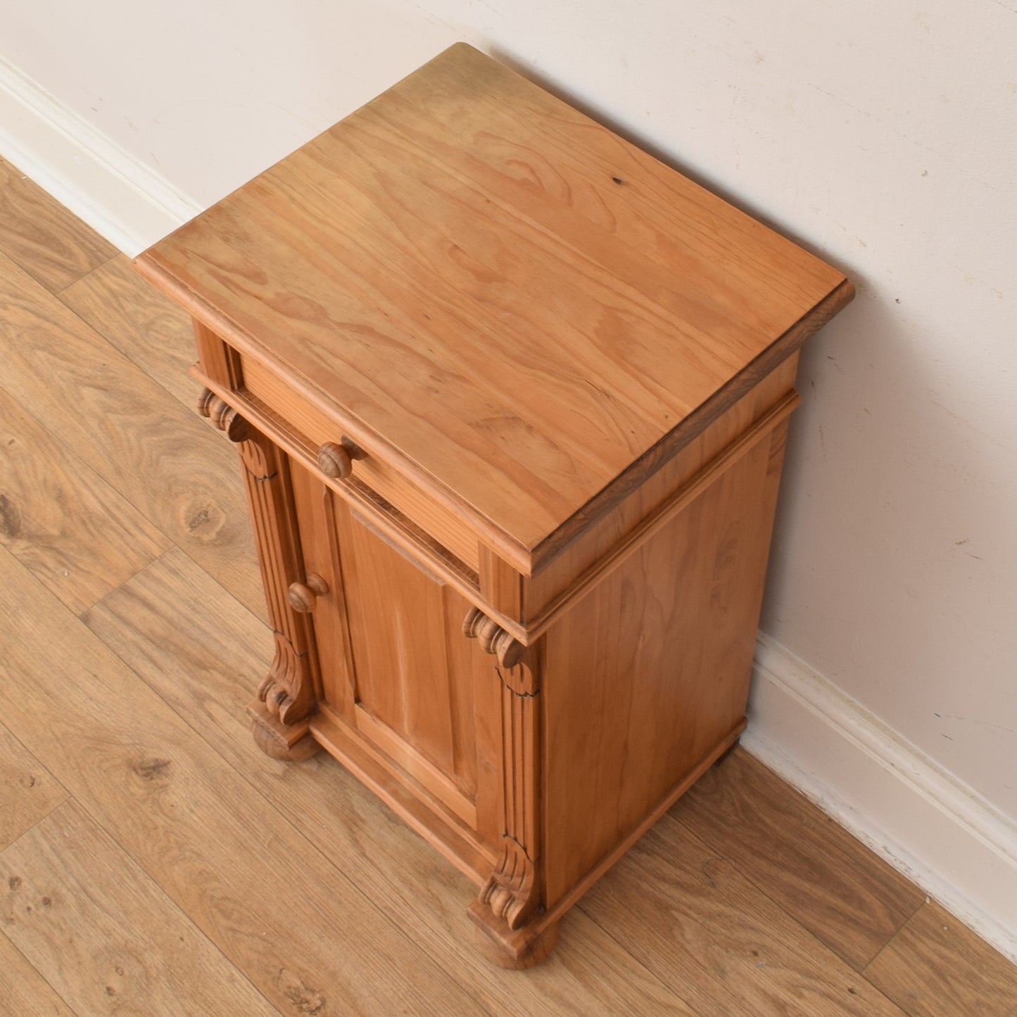 Pine Bedside