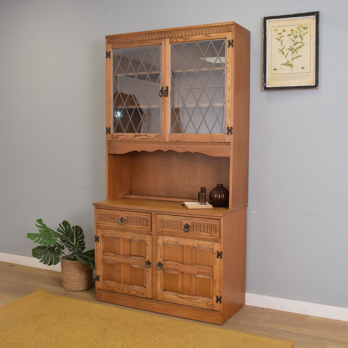 Restored Glazed Display Cabinet