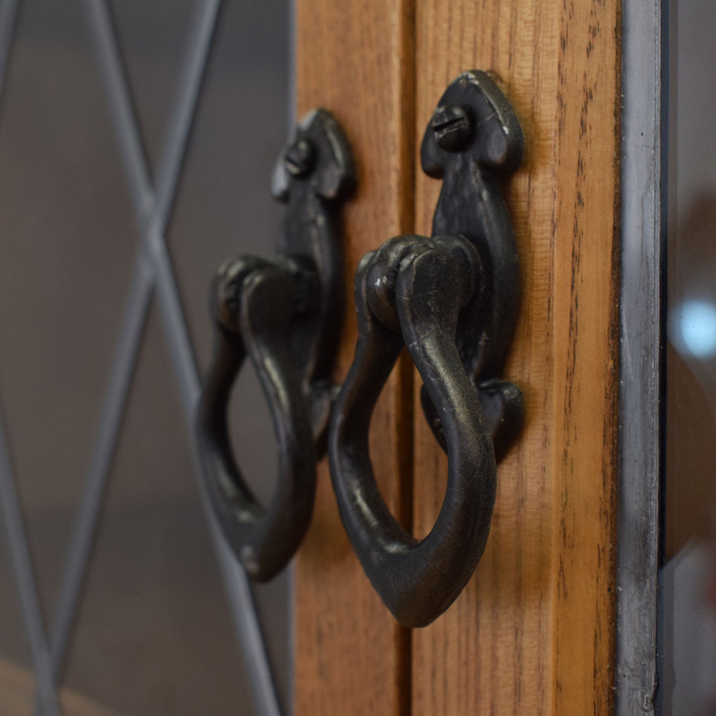 Restored Glazed Display Cabinet
