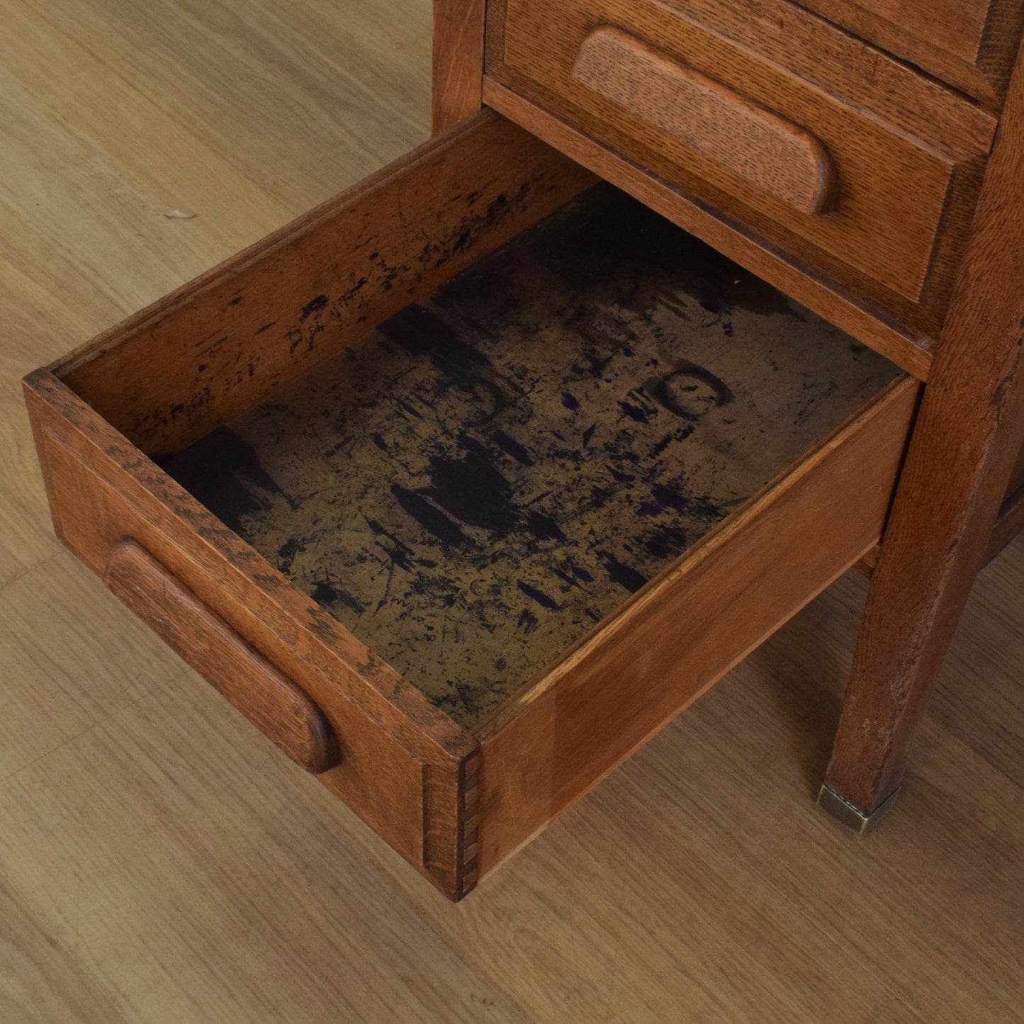 Large Rustic Oak Desk