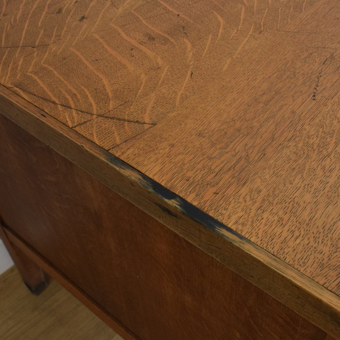 Large Rustic Oak Desk