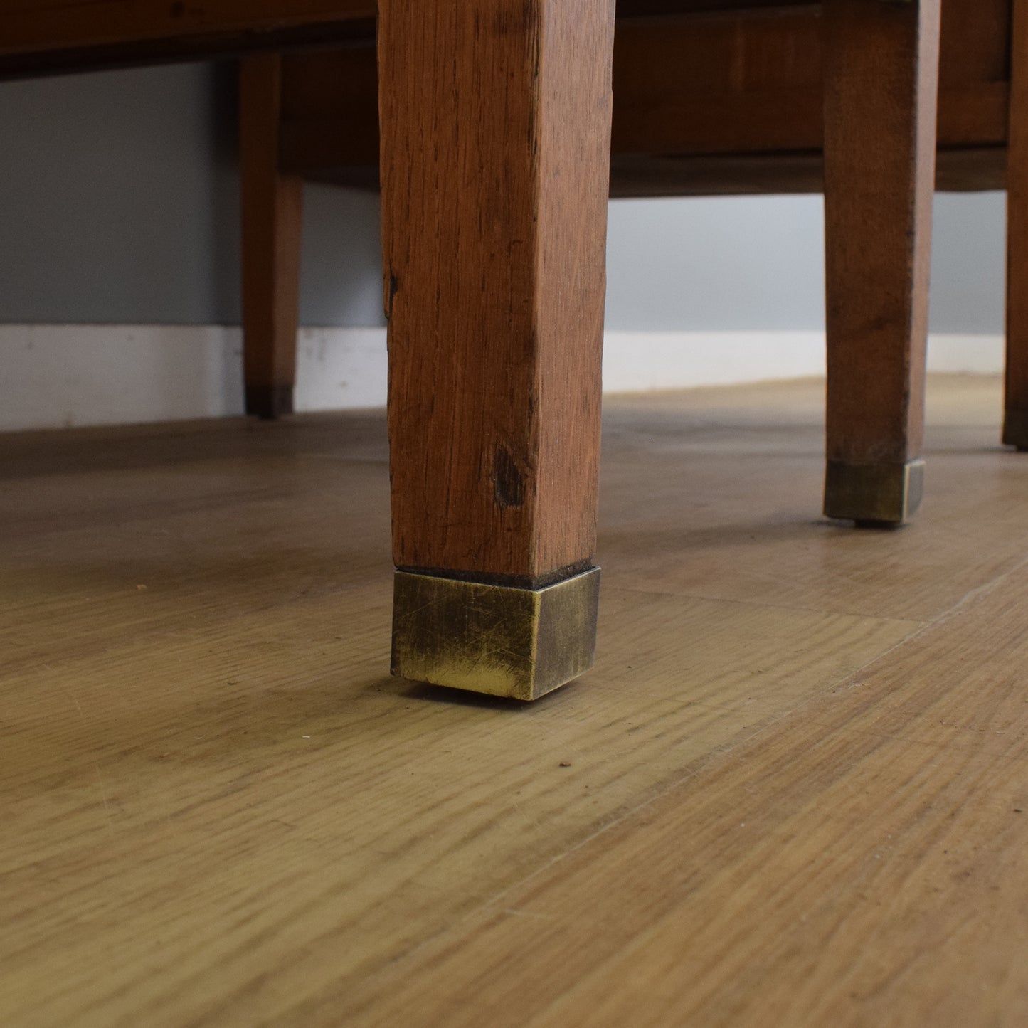 Large Rustic Oak Desk