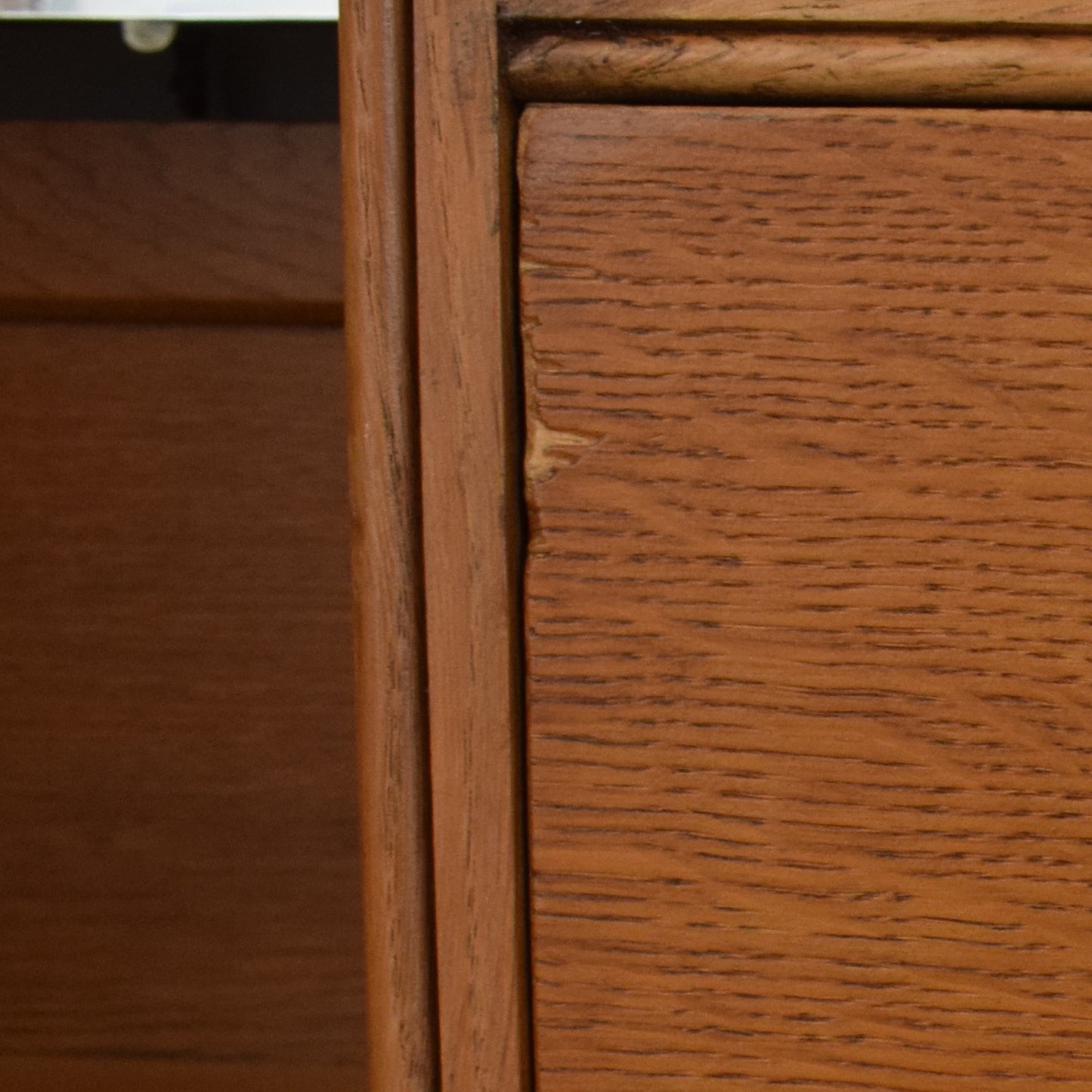 Restored Oak-Veneer Dressing Table